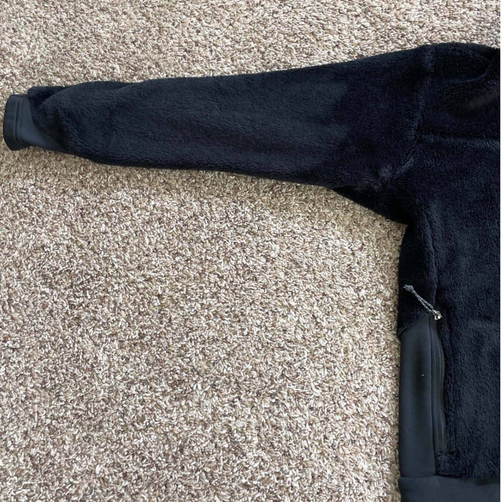 Mountain Hardwear Monkey Woman Fleece Jacket Black Full Zip Polartec Large - Picture 6 of 16